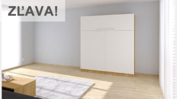 Sklápacia posteľ 180x200 Hajana 4 ZAT Akcia biela/dub