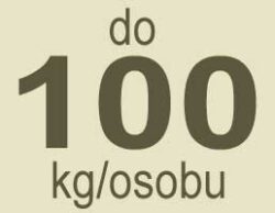 do 100 kg/osobu