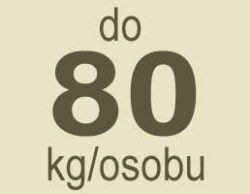 do 80 kg/osobu