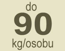 do 90 kg/osobu